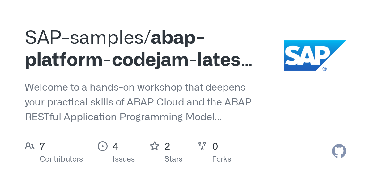 Abap Platform Codejam Latest Features 2608 — AI skill for Claude Code