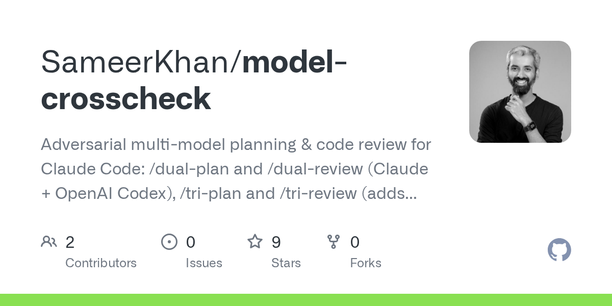 Model Crosscheck — AI skill for Claude Code