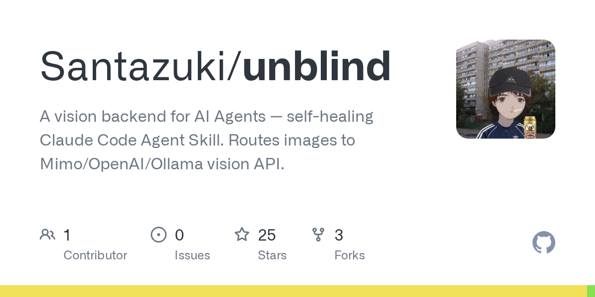 Unblind — AI skill for Claude Code