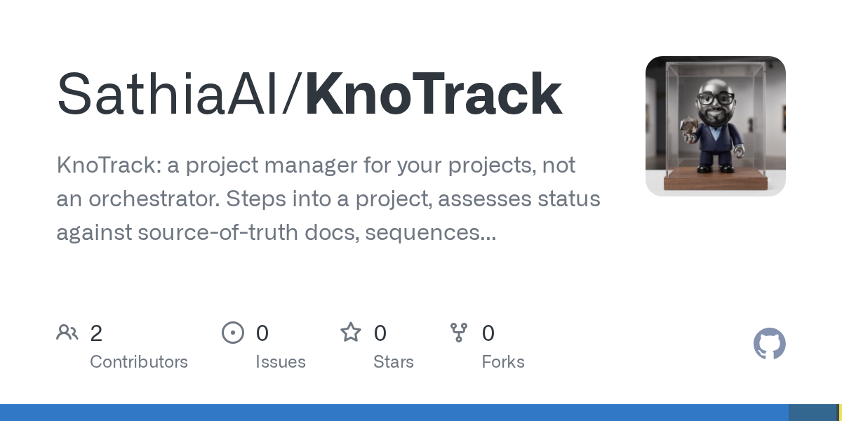 KnoTrack — Development skill for Claude Code