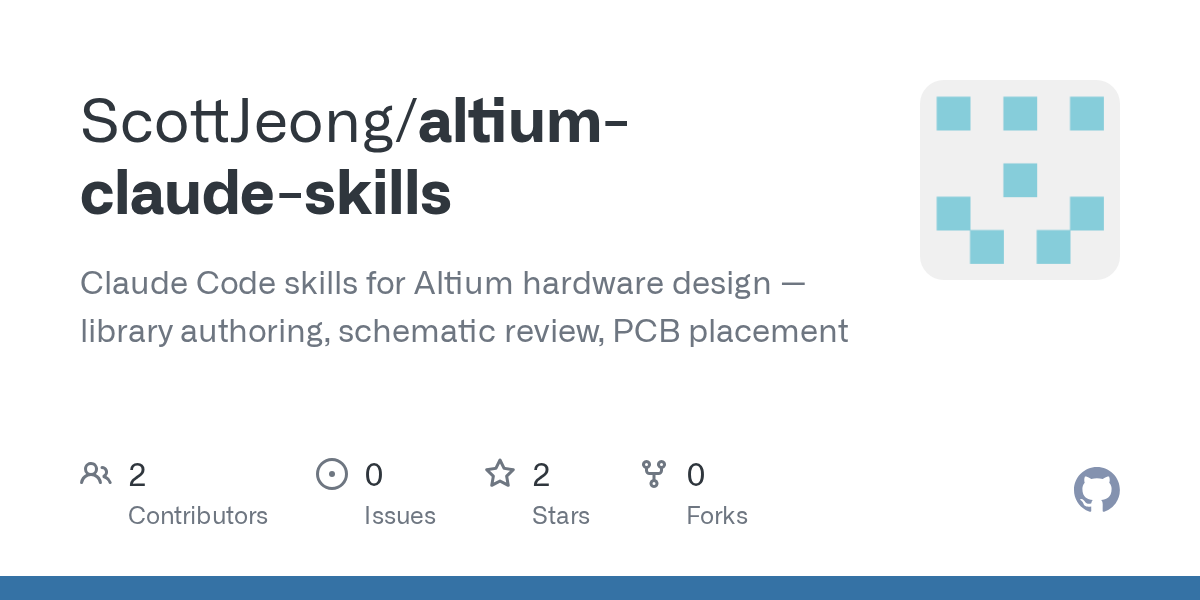 Altium Claude Skills — Design skill for Claude Code