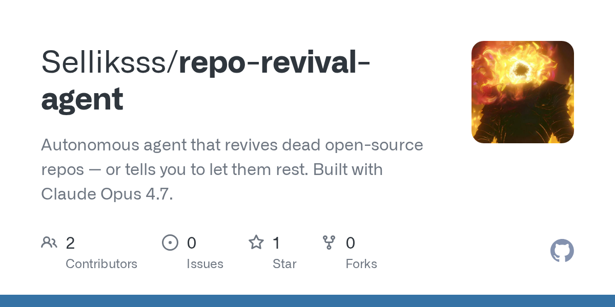 Repo Revival Agent — Development skill for Claude Code