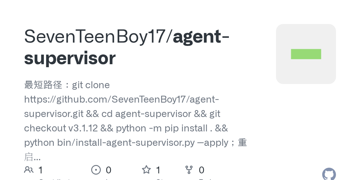 Agent Supervisor — Git skill for Claude Code
