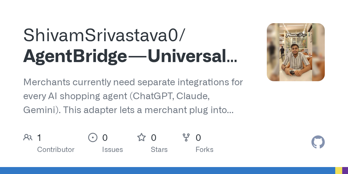 AgentBridge Universal Agent Checkout Adapter — AI skill for Claude Code