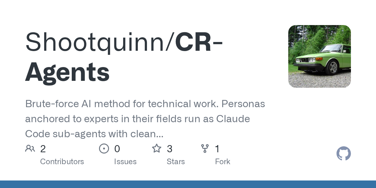 CR Agents — Testing skill for Claude Code