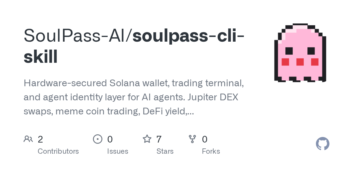 Soulpass CLI Skill — AI skill for Claude Code