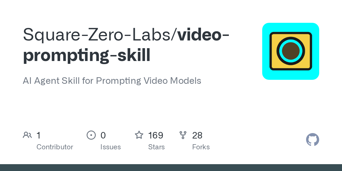 Video Prompting Skill — Development skill for Claude Code