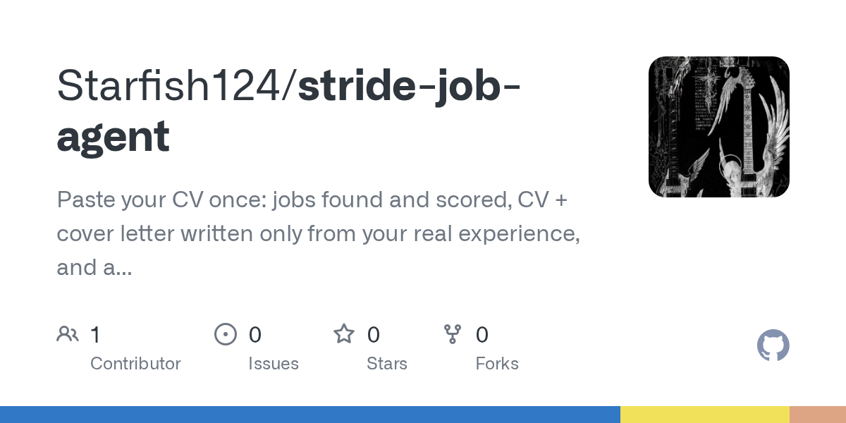 Stride Job Agent — Development skill for Claude Code
