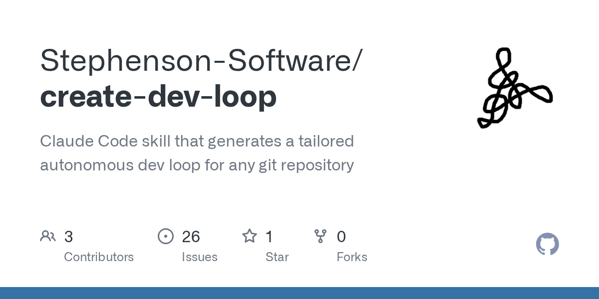 Create Dev Loop — Git skill for Claude Code