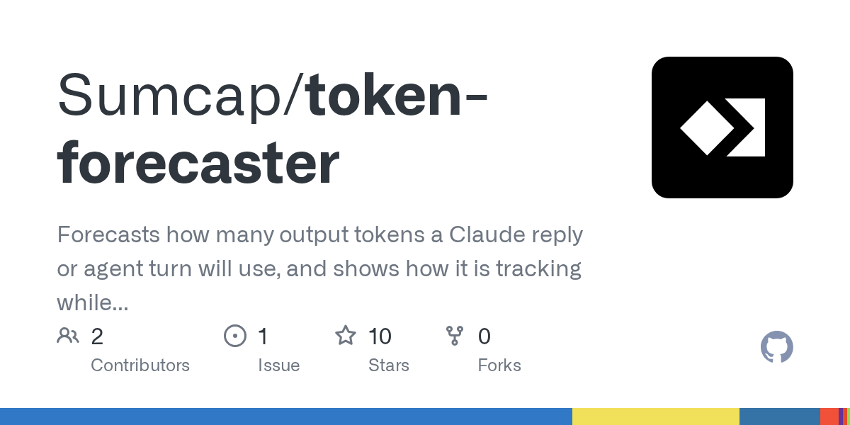 Token Forecaster — Development skill for Claude Code