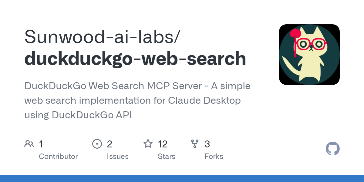 Duckduckgo Web Search — Development skill for Claude Code