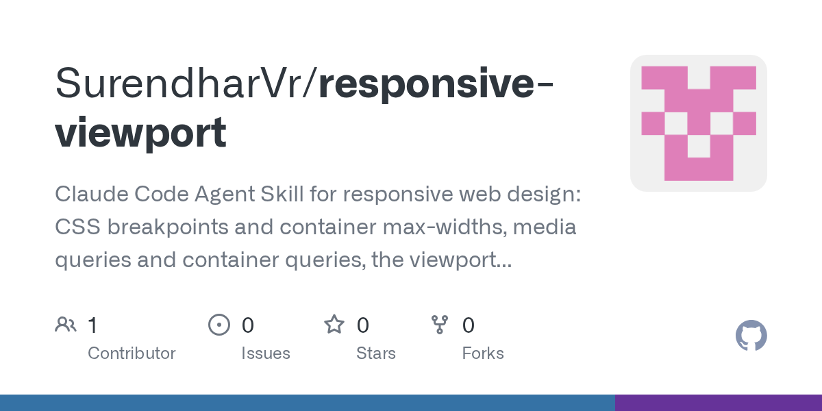 Responsive Viewport — Design skill for Claude Code