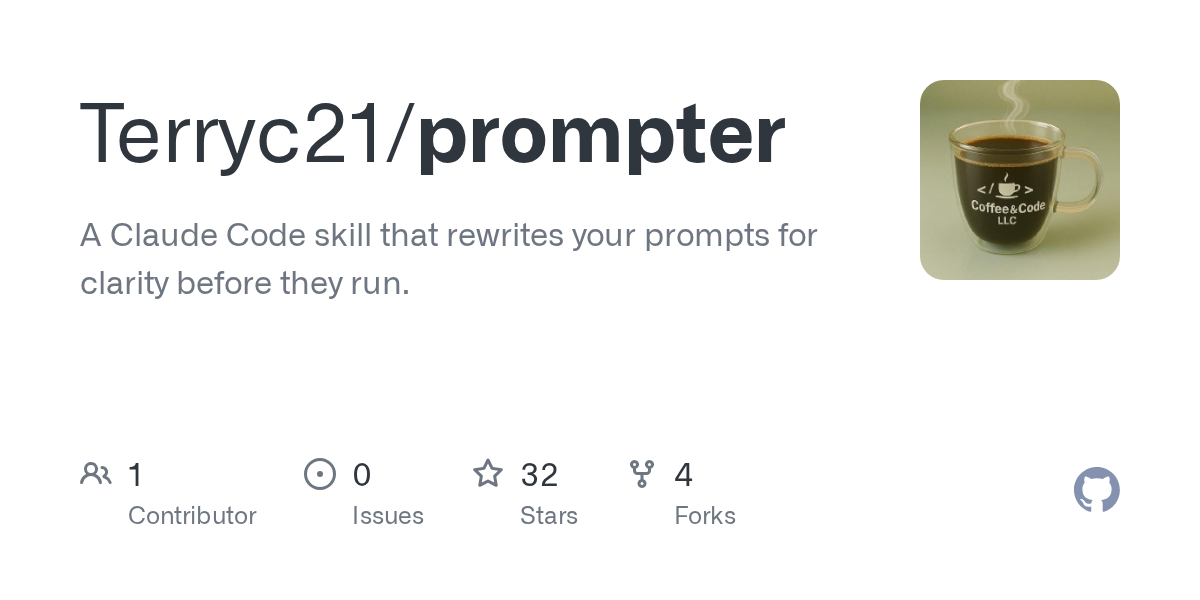 Prompter — Development skill for Claude Code