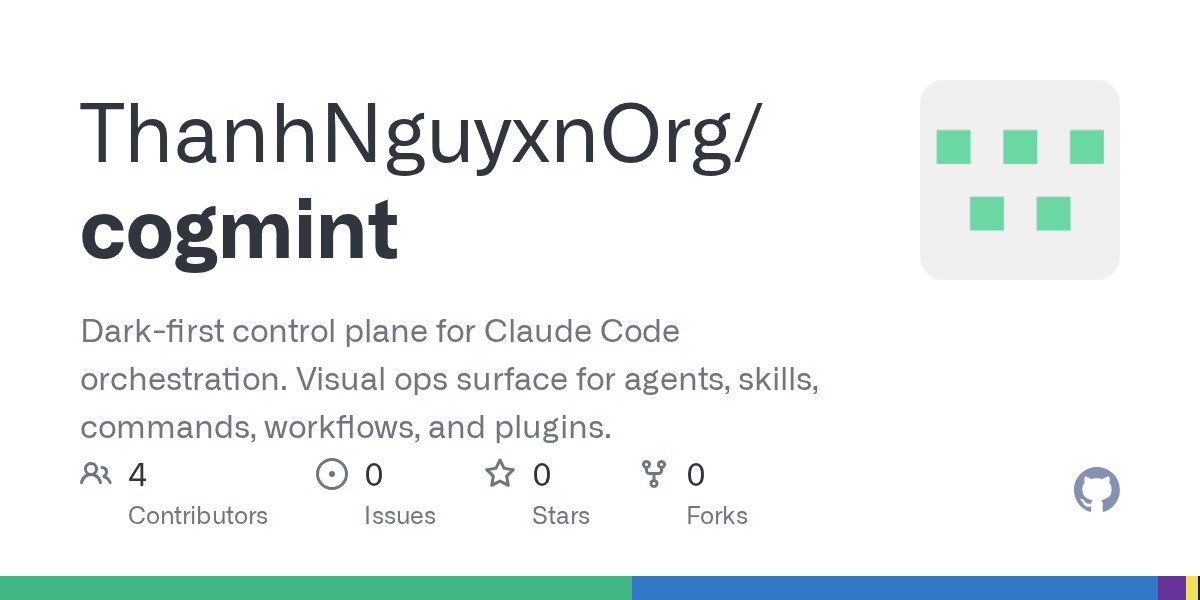 Cogmint — Development skill for Claude Code