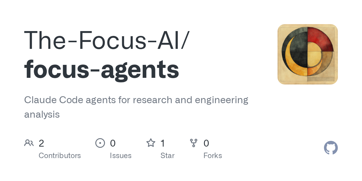 Focus Agents — Design skill for Claude Code