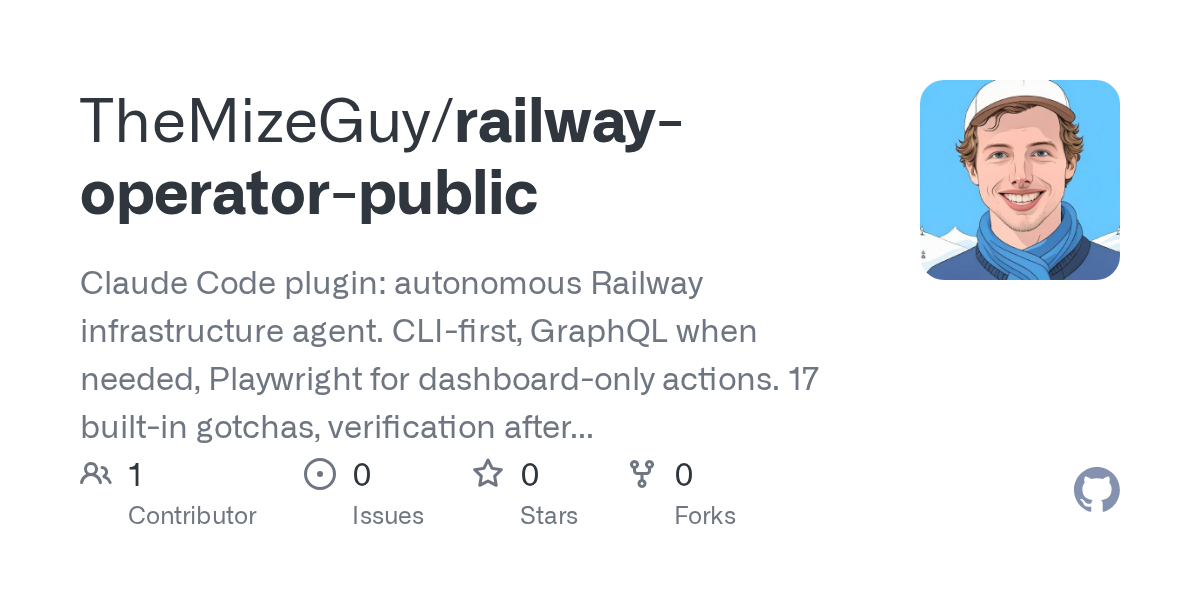 Railway Operator Public — DevOps skill for Claude Code
