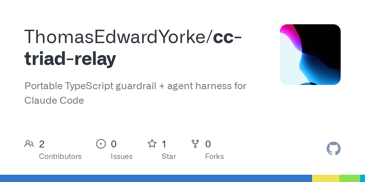 Cc Triad Relay — Development skill for Claude Code