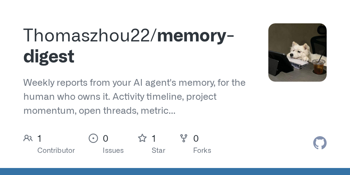 Memory Digest — AI skill for Claude Code