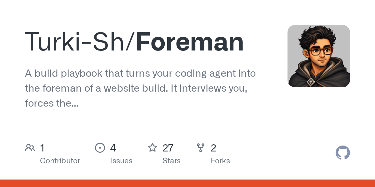 Foreman — Design skill for Claude Code