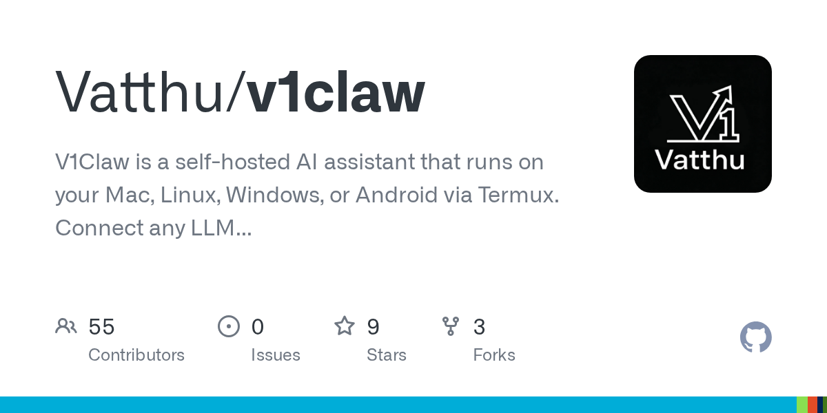 V1claw — AI skill for Claude Code
