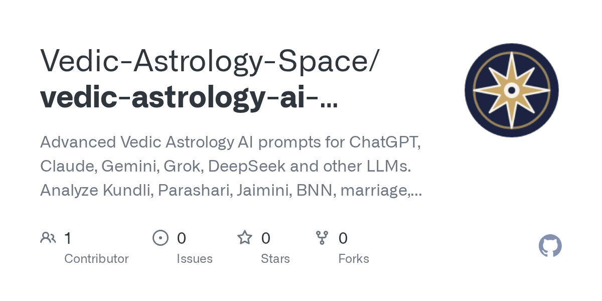 Vedic Astrology AI Prompts — AI skill for Claude Code