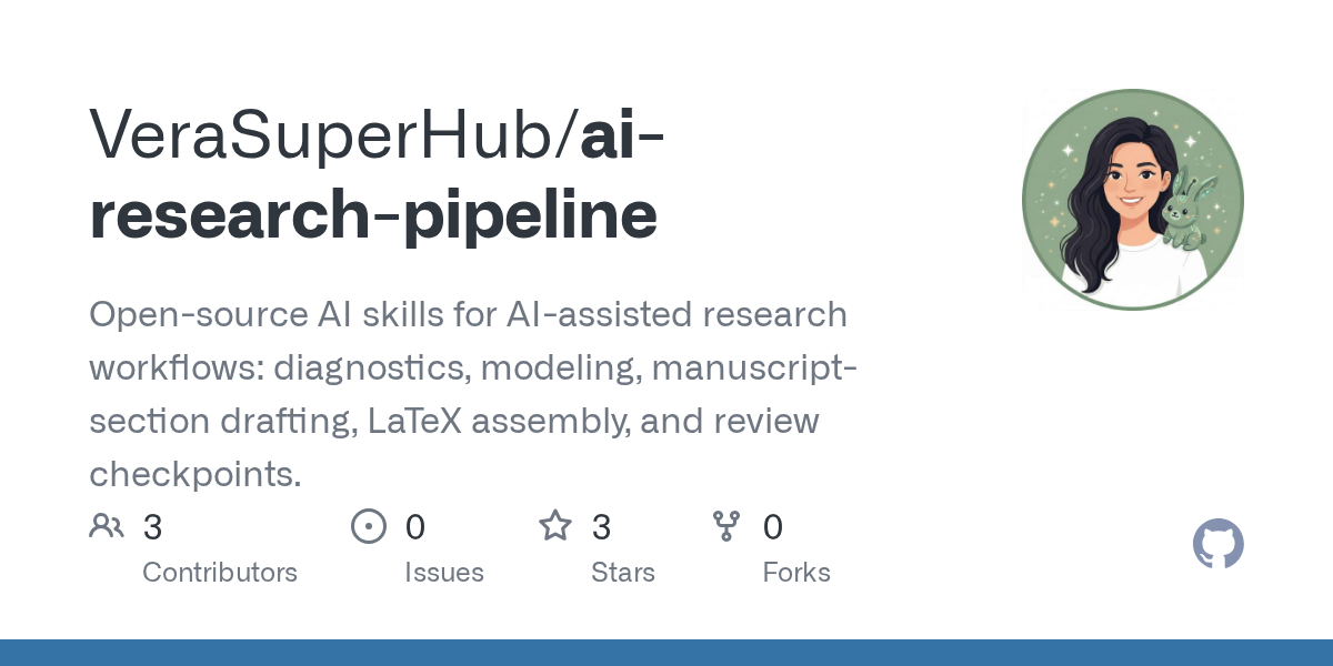 AI Research Pipeline — Data skill for Claude Code
