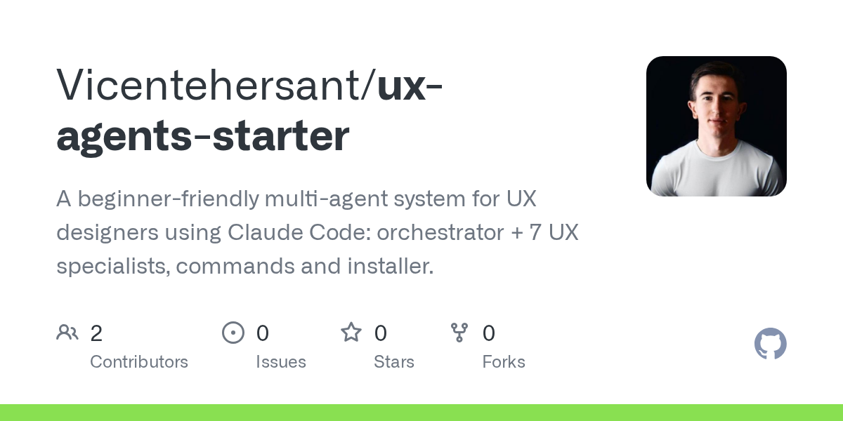 UX Flow Architect — Design agent for Claude Code