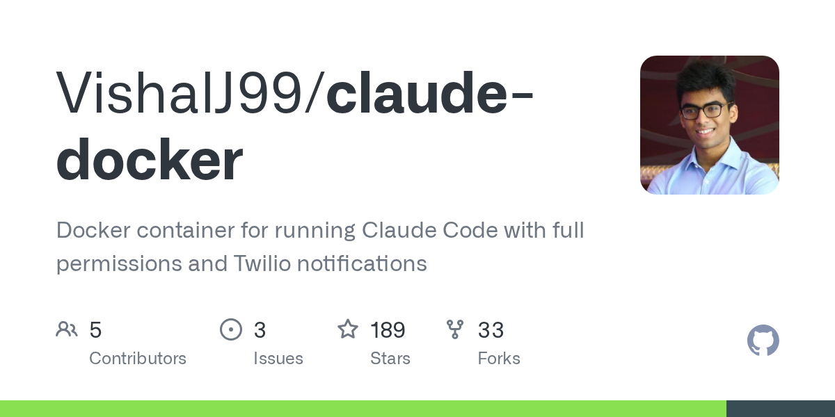 Claude Docker — DevOps skill for Claude Code
