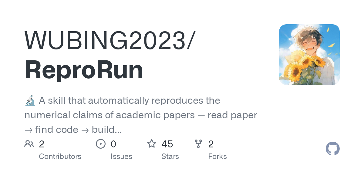 ReproRun — Development skill for Claude Code