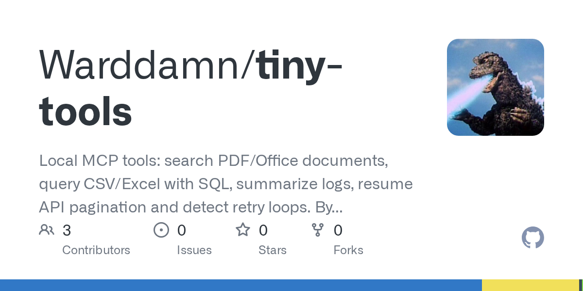 Tiny Tools — Data skill for Claude Code