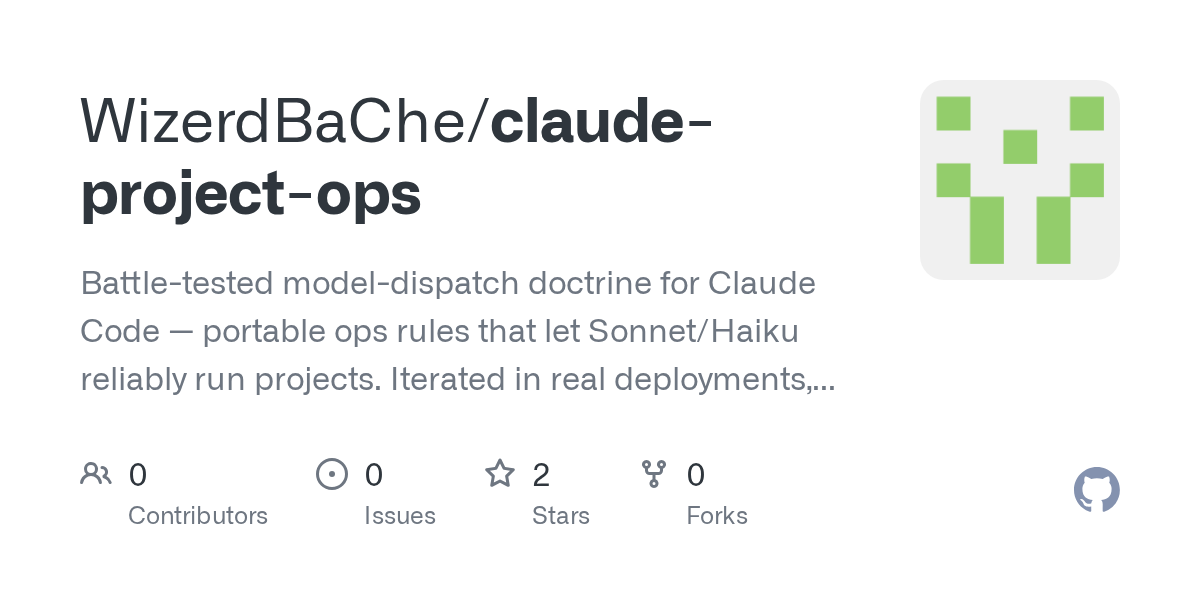 Claude Project Ops — AI skill for Claude Code