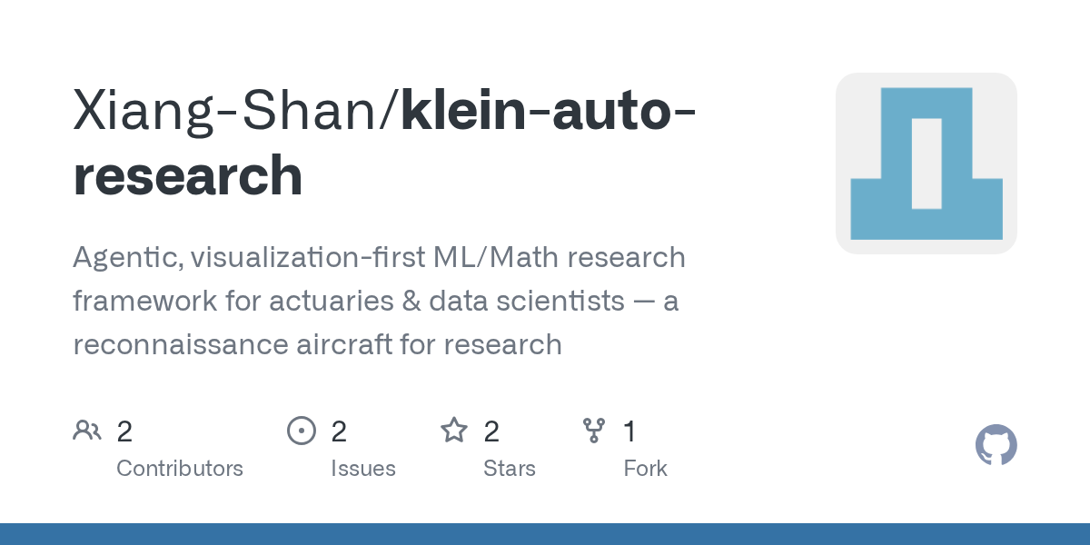 Klein Experimenter — Research agent for Claude Code