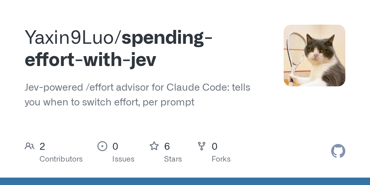 Spending Effort With Jev — Development skill for Claude Code