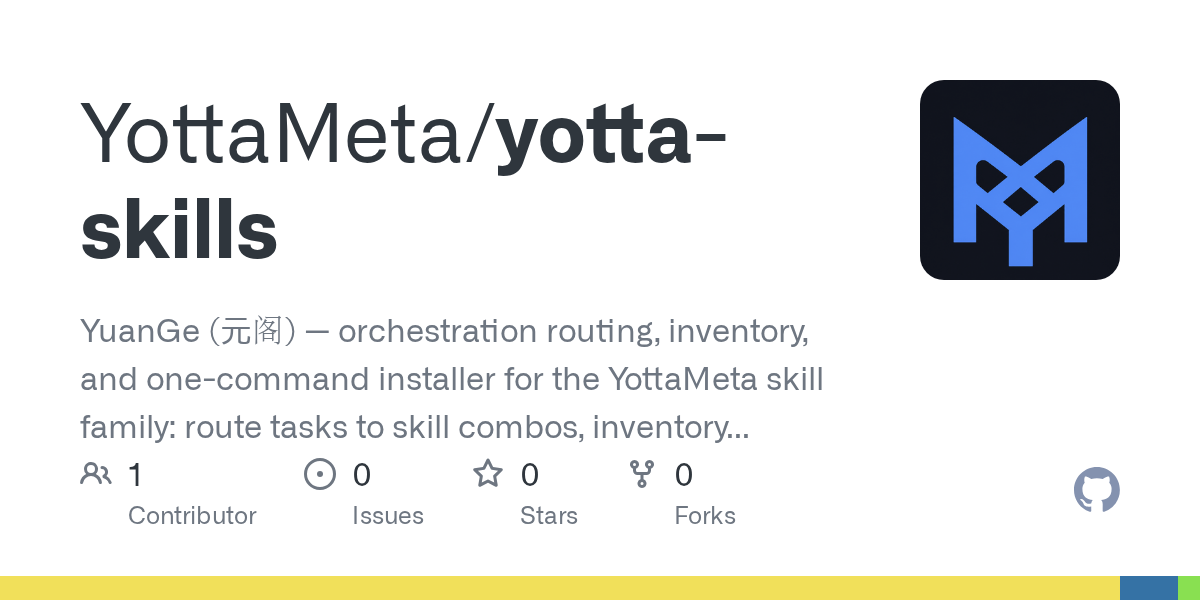 Yotta Skills — Development skill for Claude Code