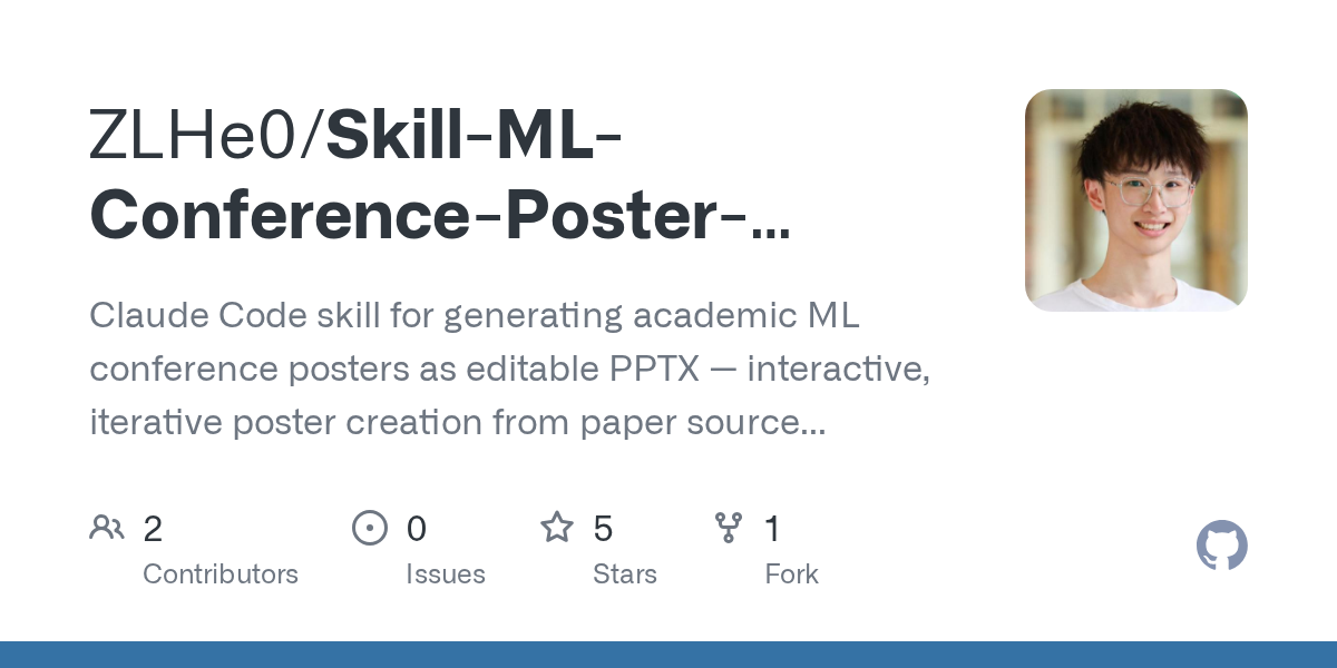 Skill ML Conference Poster Creation — AI skill for Claude Code