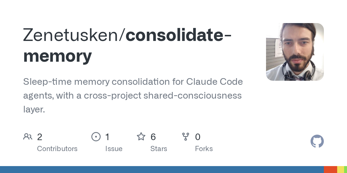 Consolidate Memory — Productivity skill for Claude Code