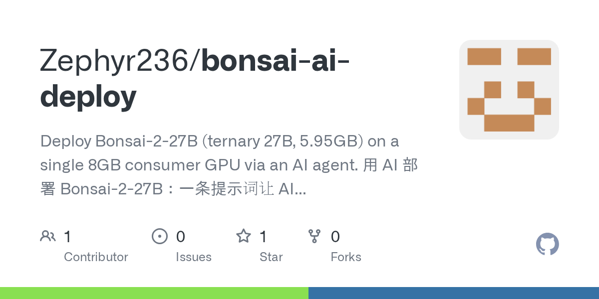 Bonsai AI Deploy — DevOps skill for Claude Code