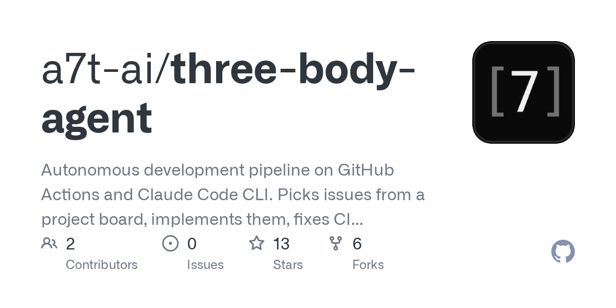 Three Body Agent — Data skill for Claude Code
