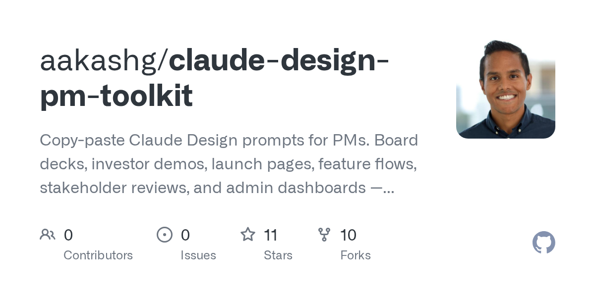 Claude Design PM Toolkit — Design skill for Claude Code