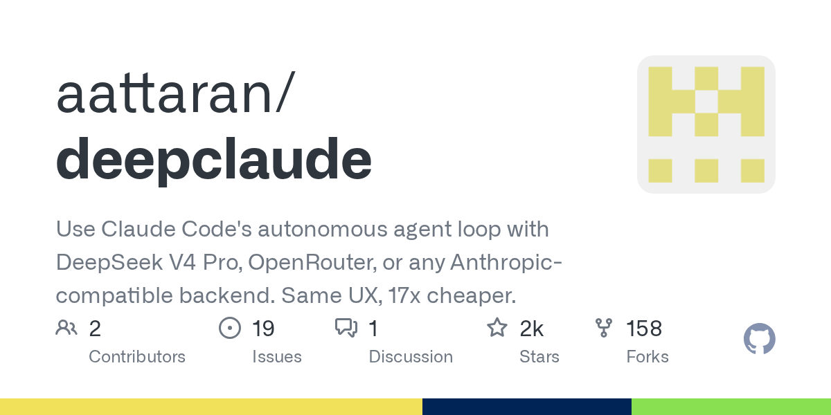 Deepclaude — Design skill for Claude Code