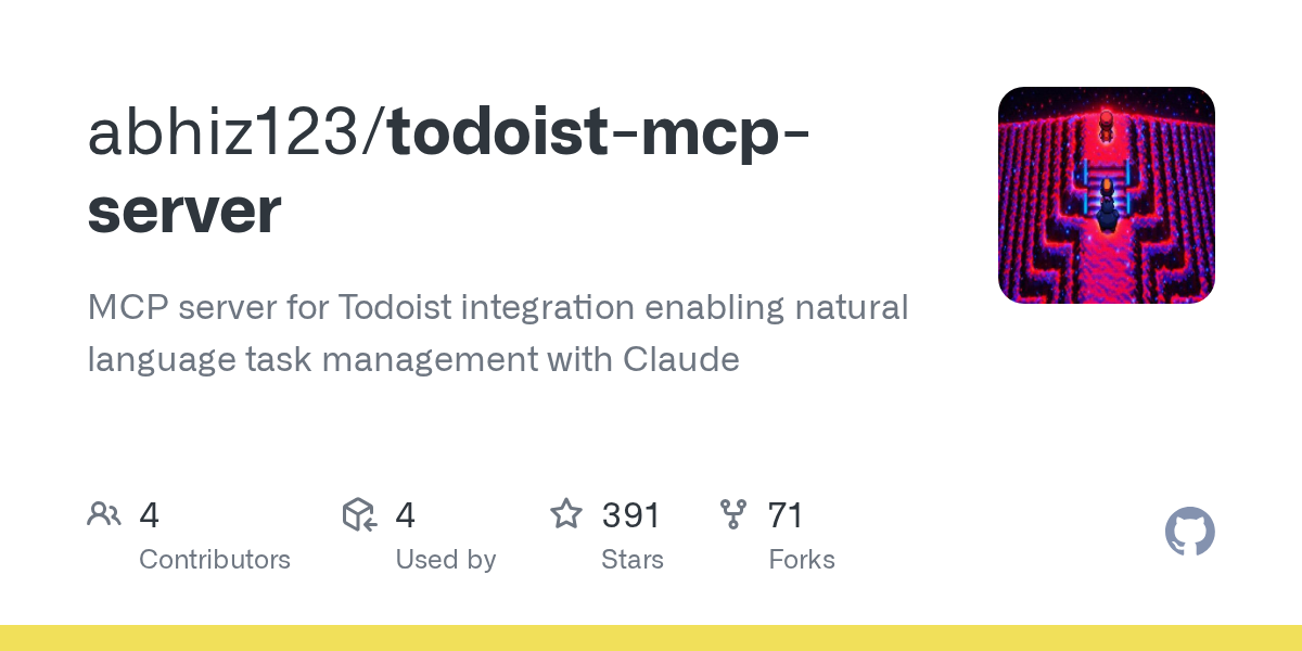 MCP Server Todoist — Productivity skill for Claude Code