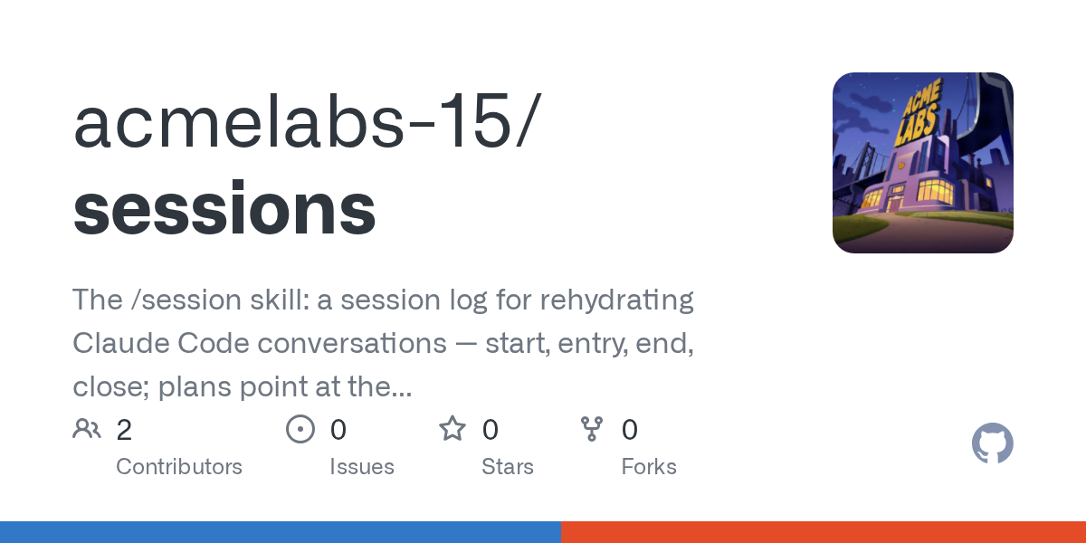 Session Entry — Git skill for Claude Code