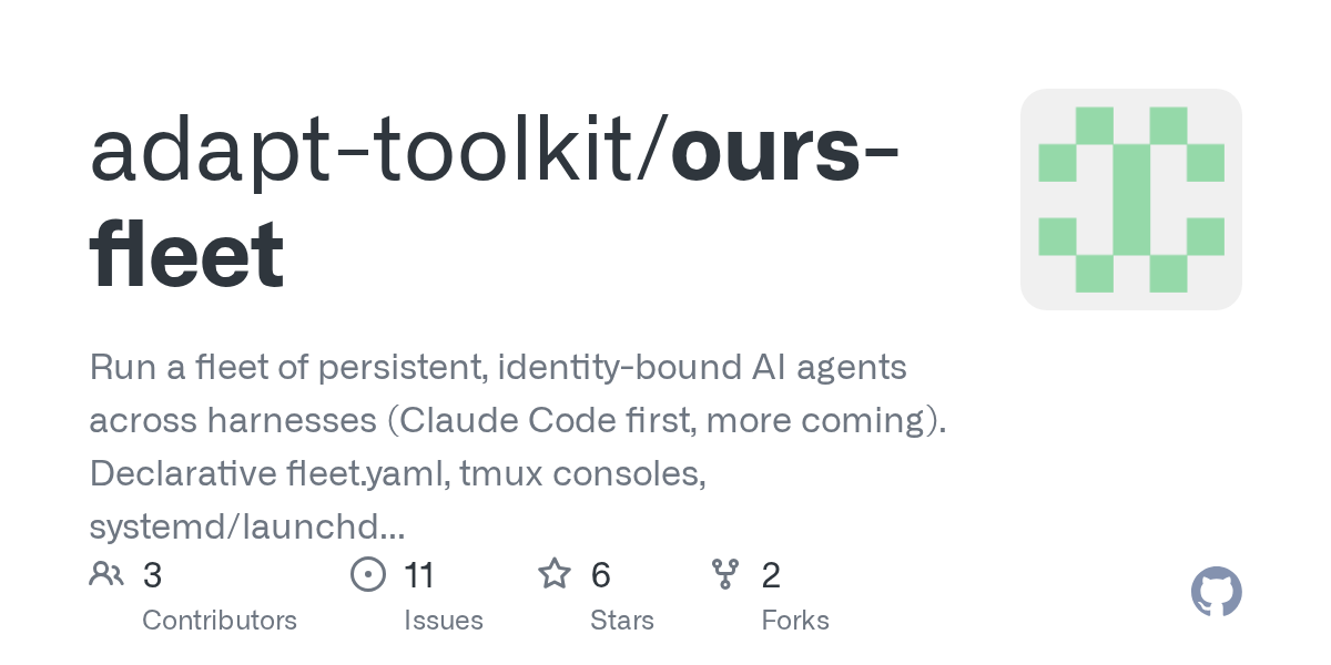 Ours Fleet — AI skill for Claude Code