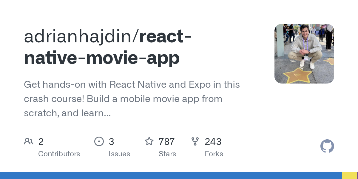 React Native Movie App — Development skill for Claude Code