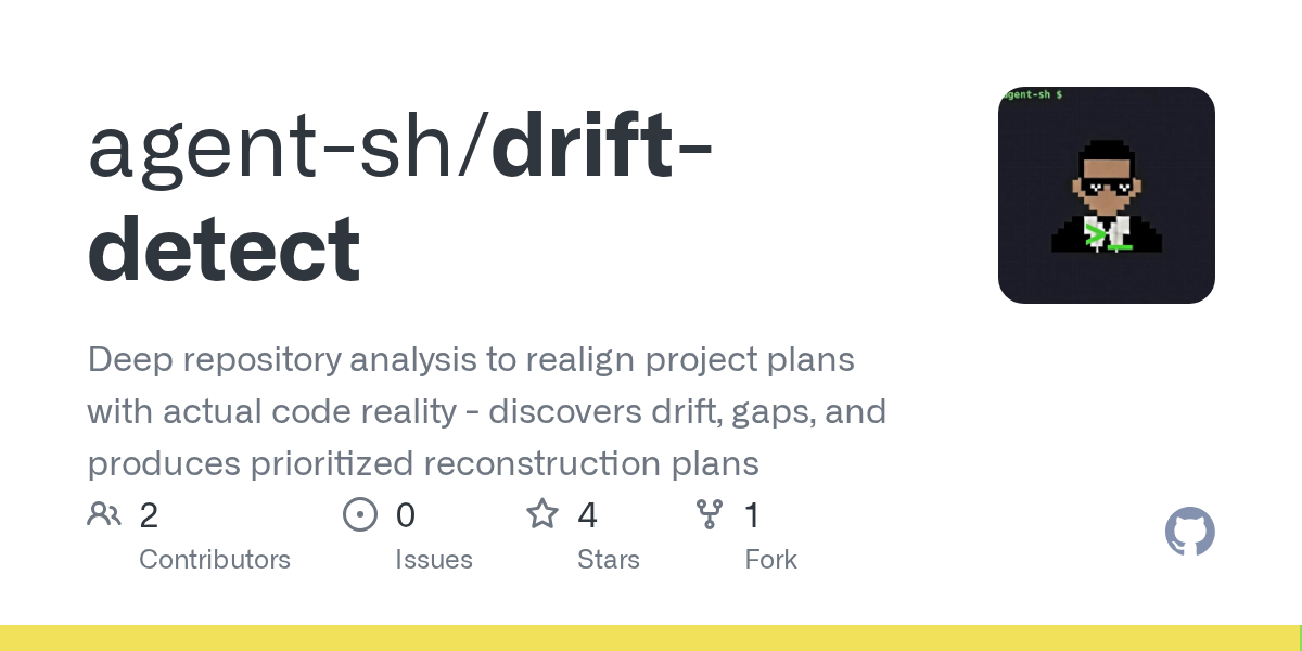 Drift Detect — Development skill for Claude Code