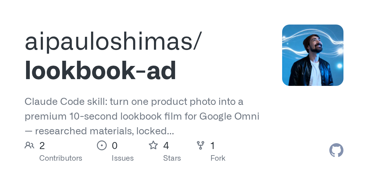 Lookbook Ad — Development skill for Claude Code