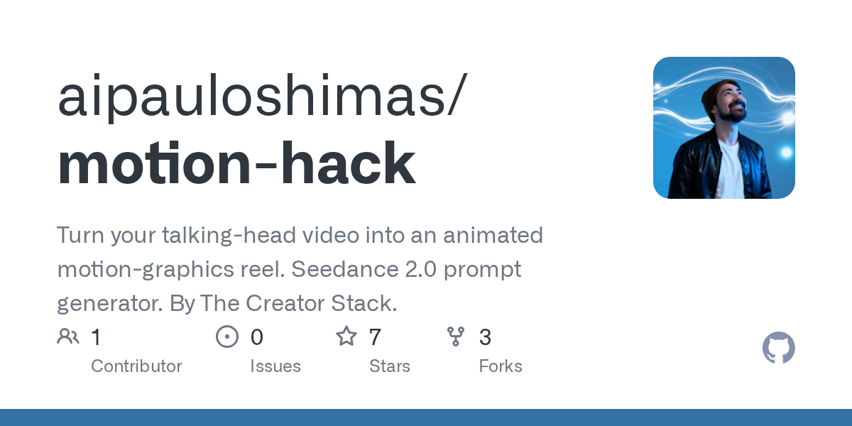Motion Hack — Development skill for Claude Code