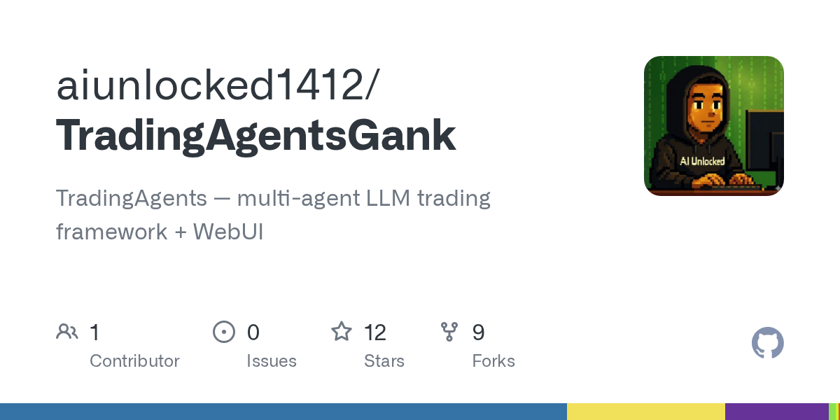 TradingAgentsGank — AI skill for Claude Code