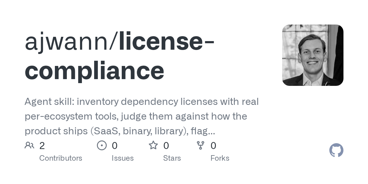 License Compliance — Development skill for Claude Code