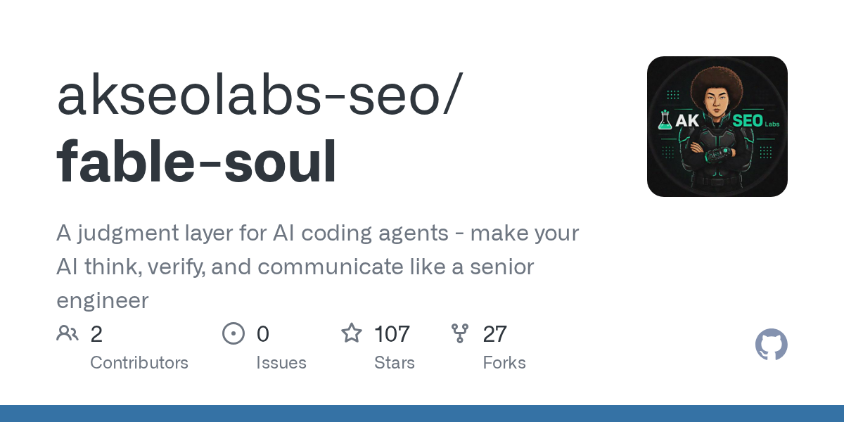 Fable Soul — AI skill for Claude Code